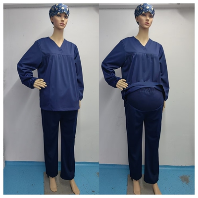 弹力托腹裤护士孕妇裤手术室手术衣医护刷手服女短袖速干医生服 — 4