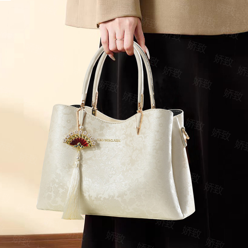 新中式国风手提包生日礼物实用中年送妈妈包包2025新款斜挎女士包