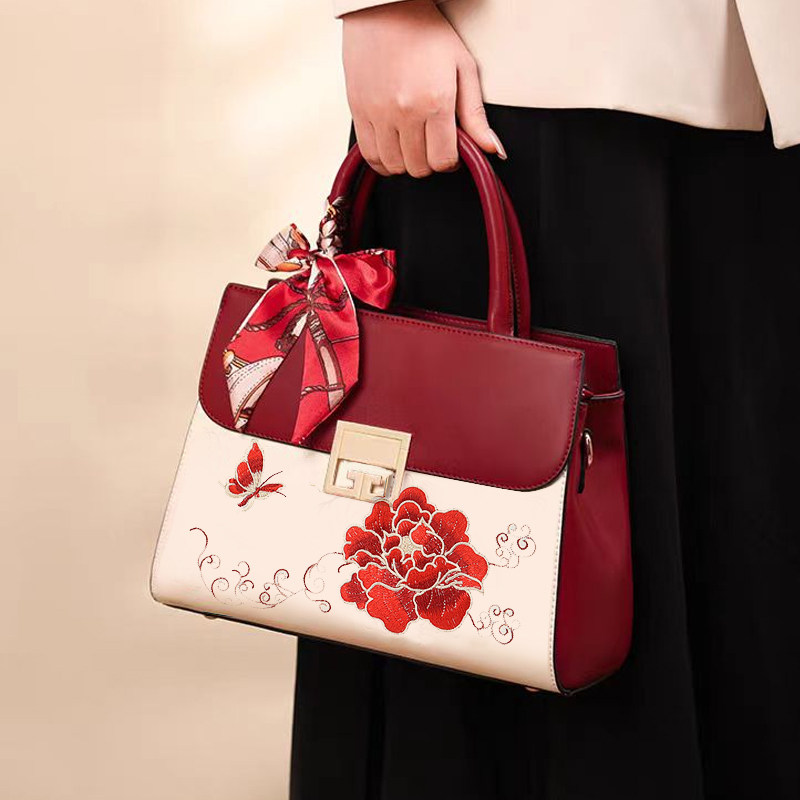 国风刺绣礼物包包新款大气手提包中年妈妈包结婚喜婆婆婚宴凯莉包,箱包皮具/热销女包/男包,通用款女包,淘宝优惠券,粉丝福利购,淘宝优惠卷