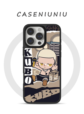 美式潮酷牛仔库博KUBO适用苹果华为小米手机壳磁吸iPhone17promax新款16卡通15个性14小众高级感13手机壳防摔