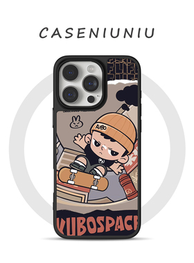 美式潮酷库博KUBO适用苹果华为小米手机壳磁吸iPhone17promax新款16卡通15个性14小众高级感13创意手机壳防摔