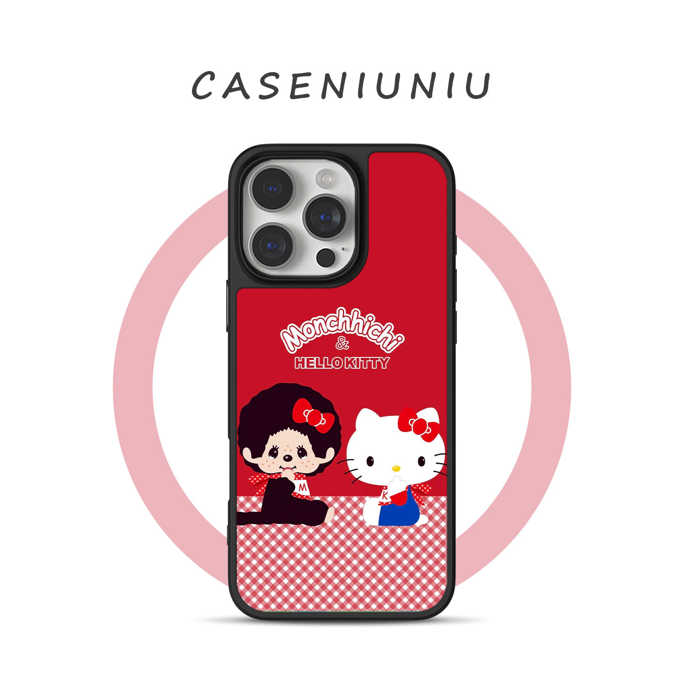 蒙奇奇kitty凯蒂猫 适用苹果华为小米手机壳磁吸iPhone1