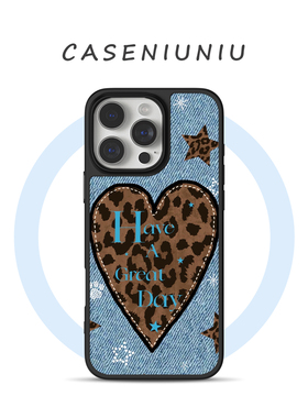 仿真丹宁牛仔 适用苹果华为小米手机壳磁吸iPhone17promax新款16辣妹Y2K15日韩ins风14小众高级13手机壳防摔