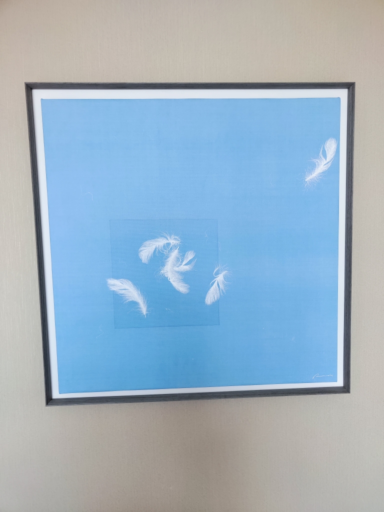 全季4.0酒店羽毛同款装饰画挂画定制图片