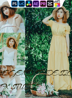 PTS206 哈苏胶片古绿｜lr预设PR滤镜PS达芬奇LUTs达芬奇剪映FCP