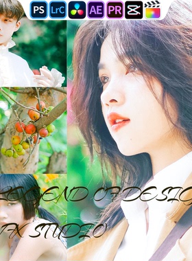 JPS206 日系清新淡雅人像风景LR预设PS滤镜手机PR剪映LUT调色风格