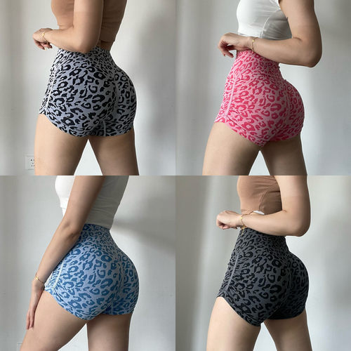 【高性价比】豹纹健身短裤
