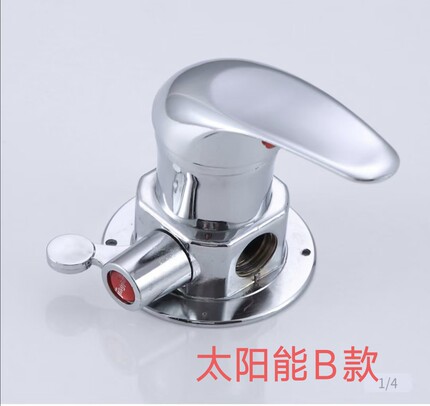 太阳能混水阀 常用阀明装冷热水龙头三个外丝混水阀带上水