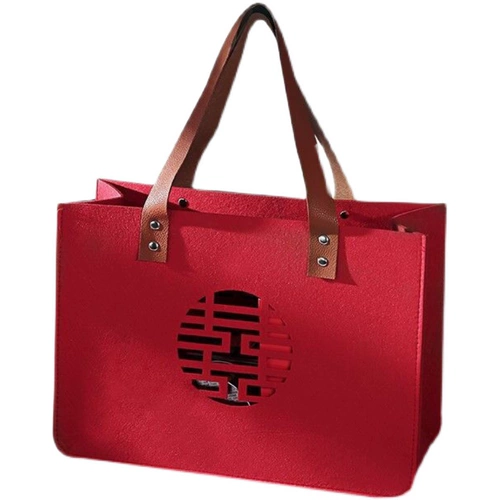 Свадебная полая сумочка Happy Word, свадебная фетровая свадебная сумка, подарочная сумка, сопутствующий подарок, подарочная сумка, свадебные принадлежности