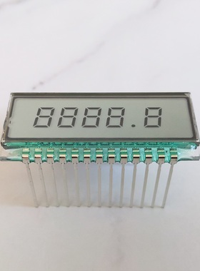 小尺寸TN型段码液晶屏5位数字段式LCD显示屏动态驱动QYT19528现货