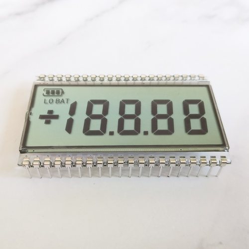 4位半宽温段码lcd液晶显示屏