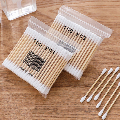 包邮卫生棉签双头约只装袋装棉棒