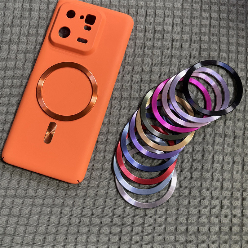 超薄强磁引磁片手机无线充电车载magsafe磁吸圈粘贴式背贴铁片磁力环适用苹果华为充电宝贴片支架强力磁性壳