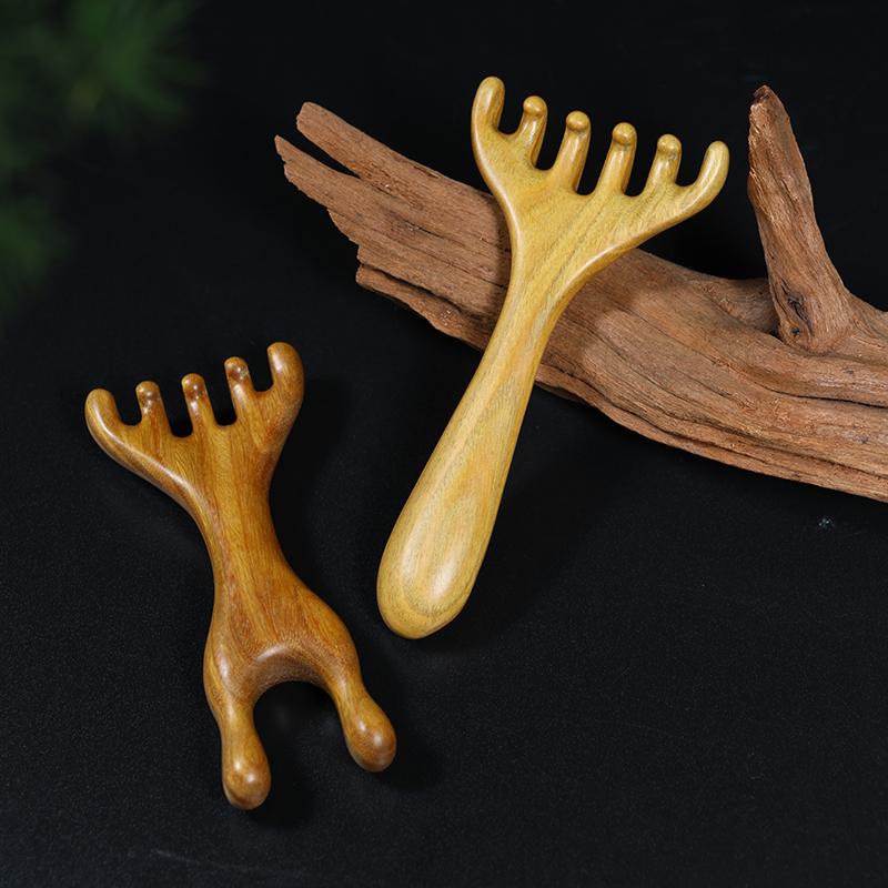 有木香绿檀鹿角耙子承善堂