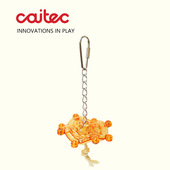 Caitec小鹦鹉玩具小鸟 玩具发声小飞碟非常小巧结实耐咬无异味