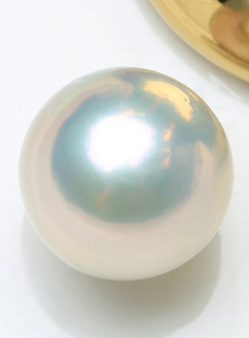 【大龙珠新货限定】正圆11-19mm天然淡水珍珠3A极光蓝血赛澳白BOV