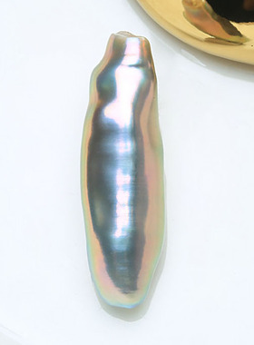 【秋叶】天然淡水无核巴洛克牙签散珠可定制耳坠项链吊坠BPR