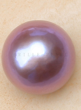 特价天然爱迪生珍珠散珠AAA级11MM正圆紫色金色DIY定制吊坠路路通