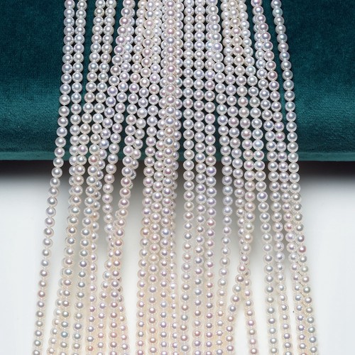 天然淡水珍珠极光baby正圆无暇链