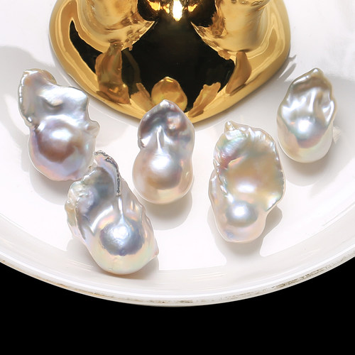 天然淡水异形珍珠迷你巴定制吊坠