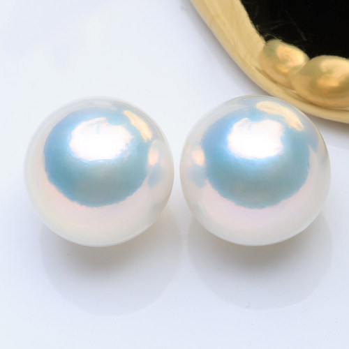 大颗正圆极光淡水澳白平替