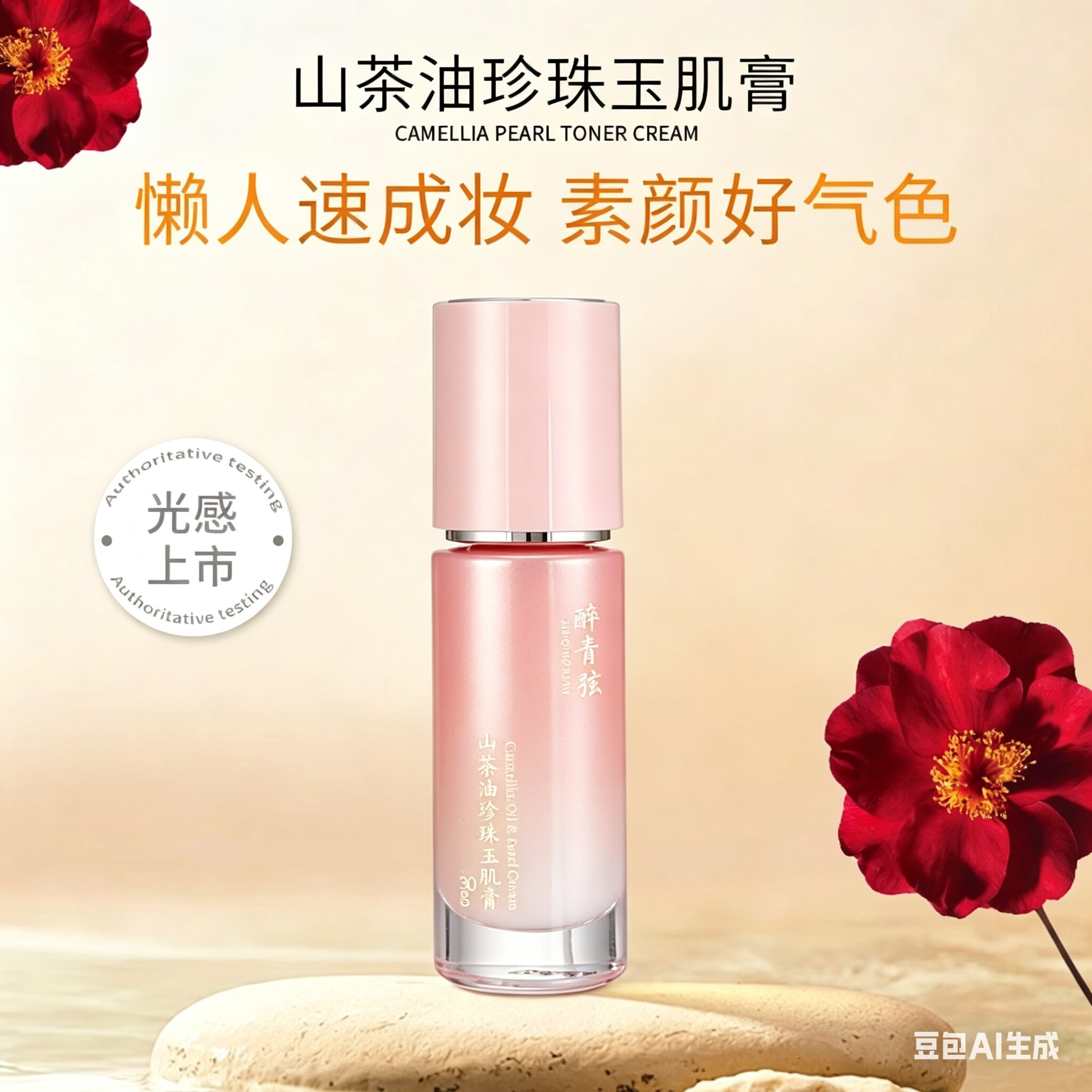 醉青弦山茶珍珠玉肌膏30g成人草本美颜护肤正品小丫山茶油无香精