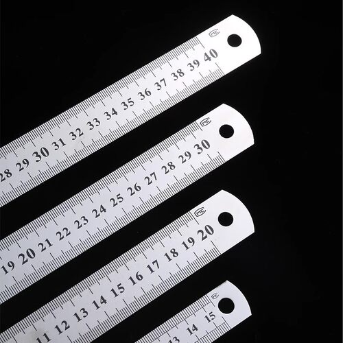 力拓加厚不锈钢高精度钢直尺15cm