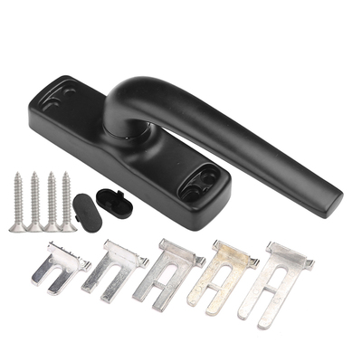 50型老式断桥铝合金门窗把手传动平开外推拉拨叉执手锁扣80+15孔