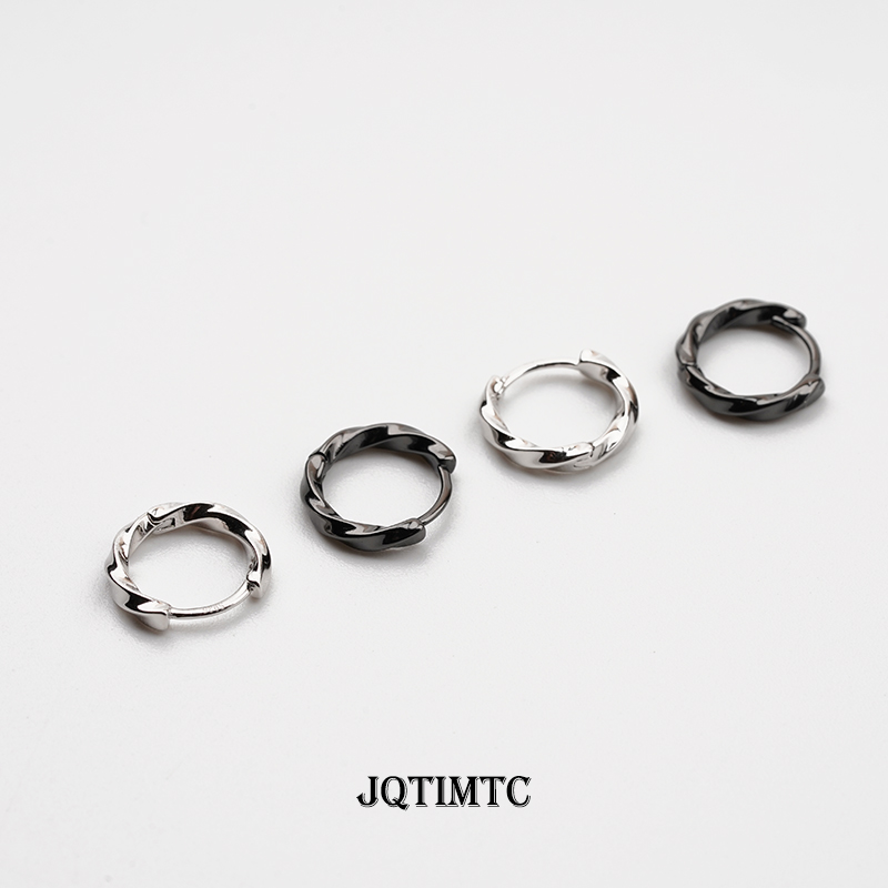 简约风格s925纯银耳环