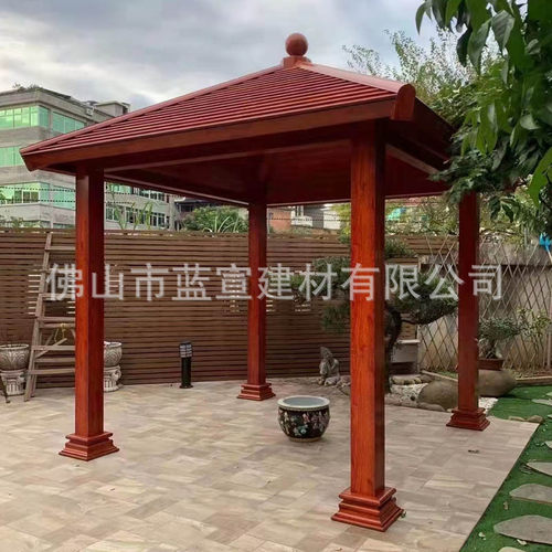 源头工厂古建仿古园林景观亭户外家用长廊新中式铝合金凉亭