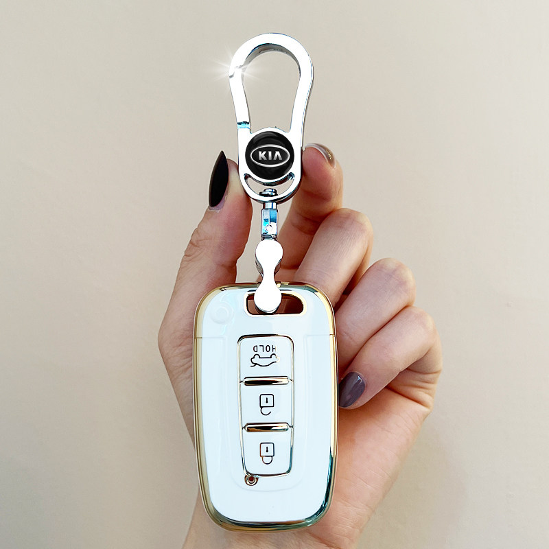 专用起亚智跑钥匙包11/12/14年老款K2福瑞迪K4狮跑K5车遥控壳套扣