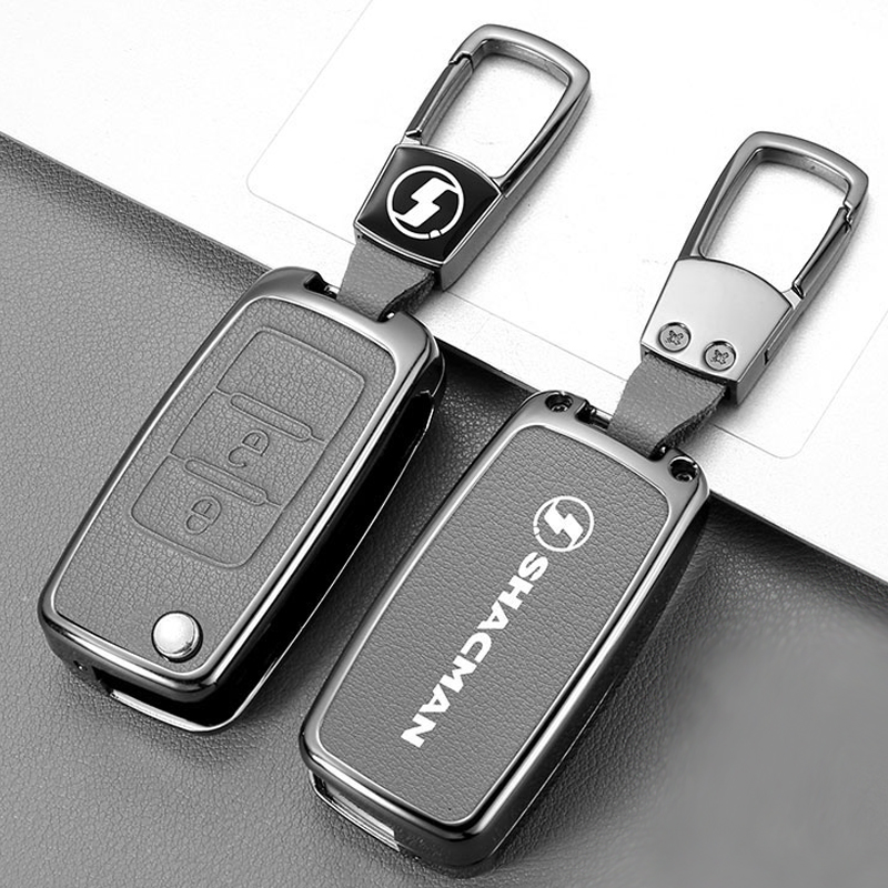 陕汽德龙X3000重卡M3000大货车L300汽车钥匙包钥匙外套金属硬壳扣