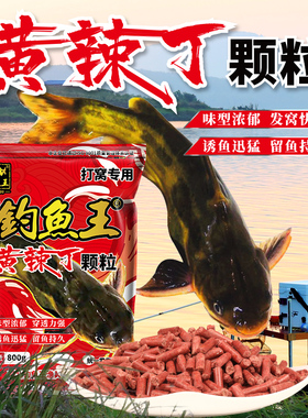 钓鱼王黄辣丁专用饵料黄骨鱼打窝料黄桑鱼饵昂刺鱼野钓专攻颗粒料