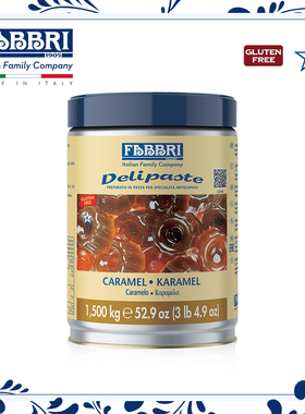 法布芮Fabbri 焦糖调味酱意大利进口咖啡西式甜品装饰淋酱1.5kg