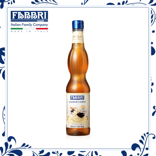 fabbri法布芮 香草糖浆意大利进口家用咖啡伴侣 560ml