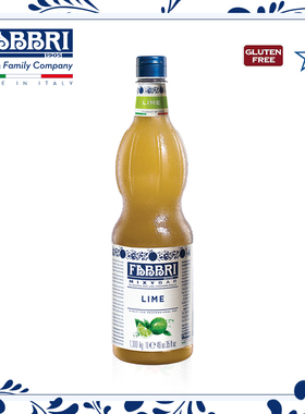 法布芮Fabbri 青柠糖浆青柠汁 Lime Syrup 意大利进口1.3kg/1L