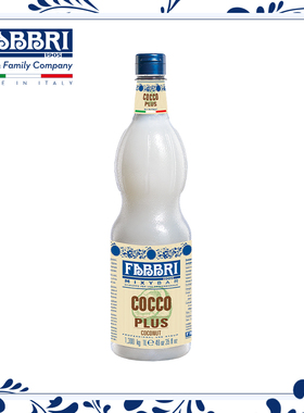 法布芮Fabbri 加号椰子糖浆 Cocoplus Syrup 意大利进口 1.3kg/1L