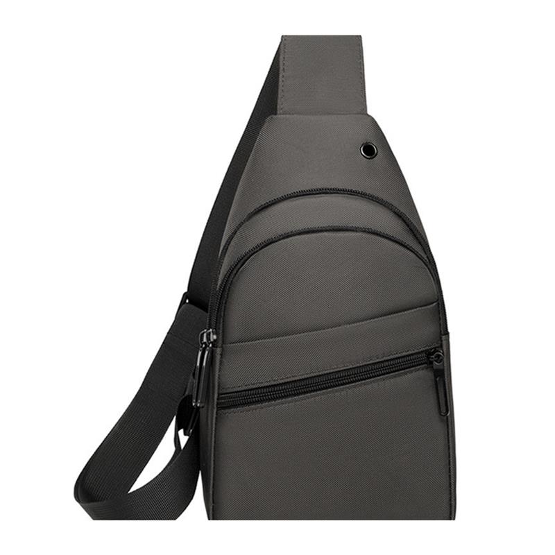 胸包2025秋季新款大容量休闲男士包轻便简约防泼水牛津布斜挎背包