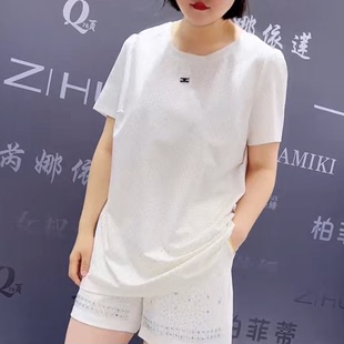 女装 宽松显瘦胖MM大码 韩版 9637芮娜依莲夏季 一手长短袖 新款 T恤潮