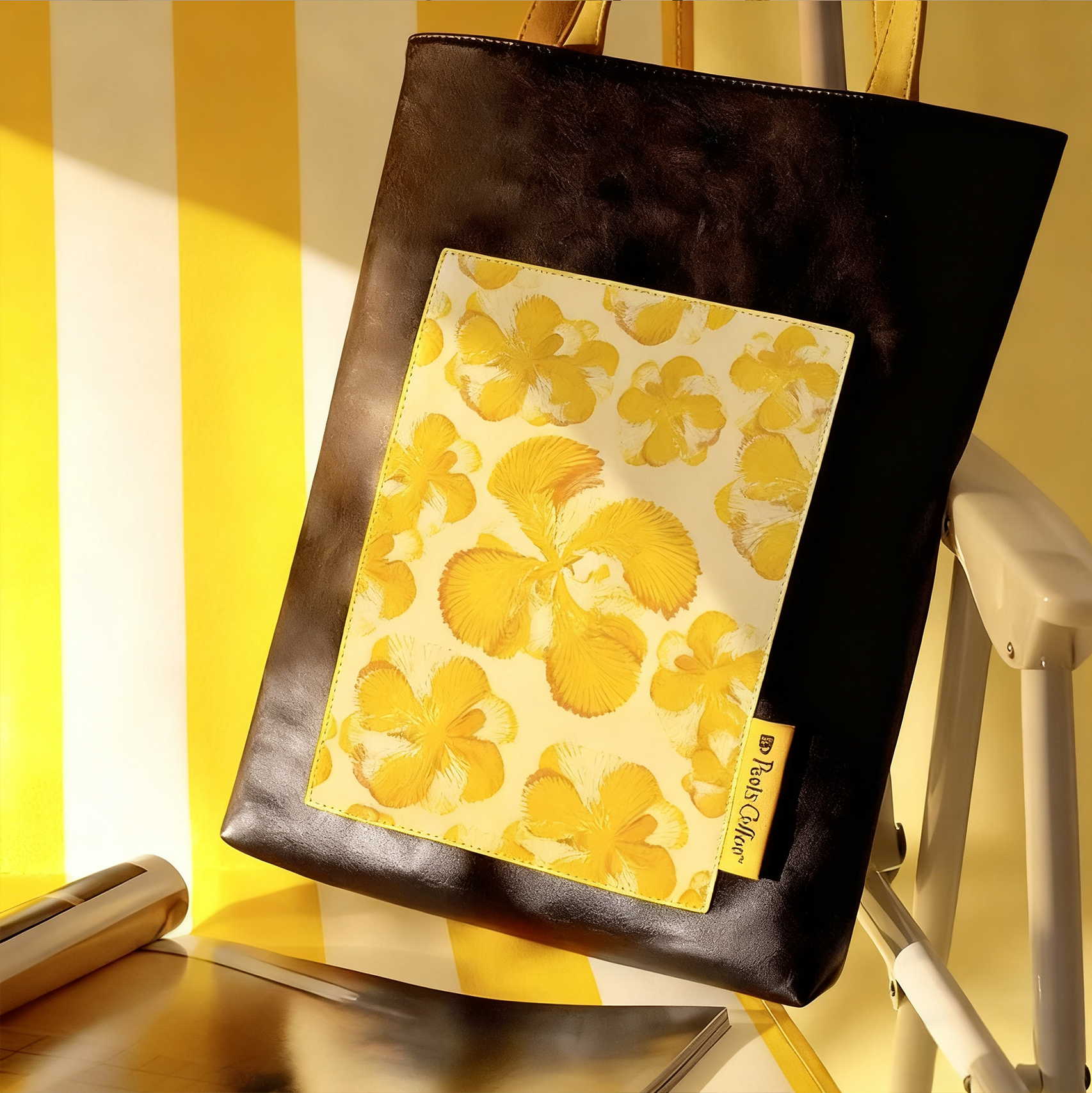 皮爷官方正品桂花帆布包大容量