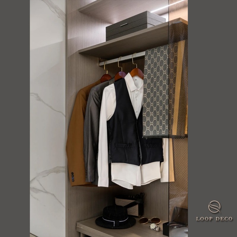 极简轻奢意式灰色系男主人房衣帽间展厅软装男装西服衬衣摆件套装,家居饰品,家饰软装搭配套装,淘宝优惠券,粉丝福利购,淘宝优惠卷