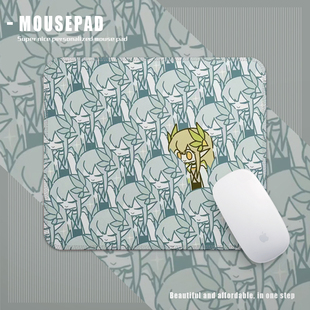 明日方舟缪尔赛思动漫方形鼠标垫小号锁边学生学习便捷耐脏键盘垫