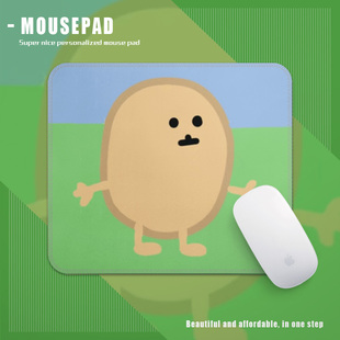 可爱卡通小猪佩奇鼠标垫橡胶办公桌垫260x210mm个人定制游戏垫