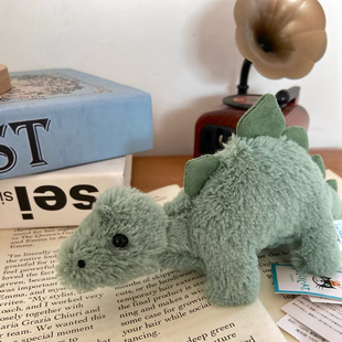 可爱绿色恐龙毛绒玩具布娃娃玩偶剑龙软萌公仔送礼情人节礼物女生