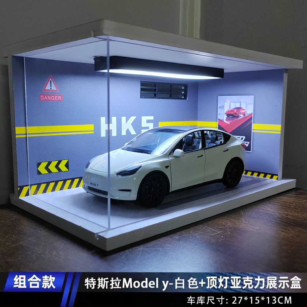 仿真1:24特斯拉Model y合金汽车模型儿童玩具生日礼物送男生高级