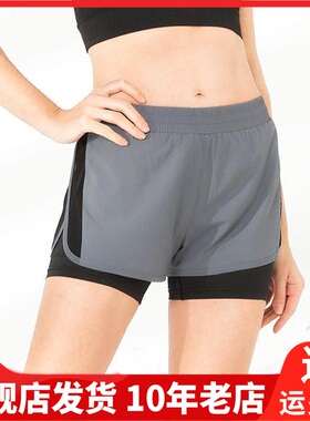 Leevy力为女子跑步紧身弹力吸湿排汗运动裤紧身裤松紧短裤L78038
