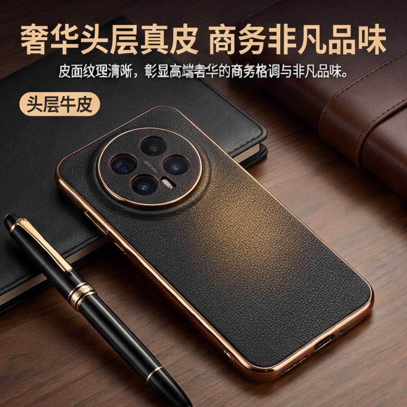 适用荣耀magic8手机壳magic8pro真皮magic7Pro魔术magic6新款全包防摔商务高级感magic5外壳男女款4por外壳