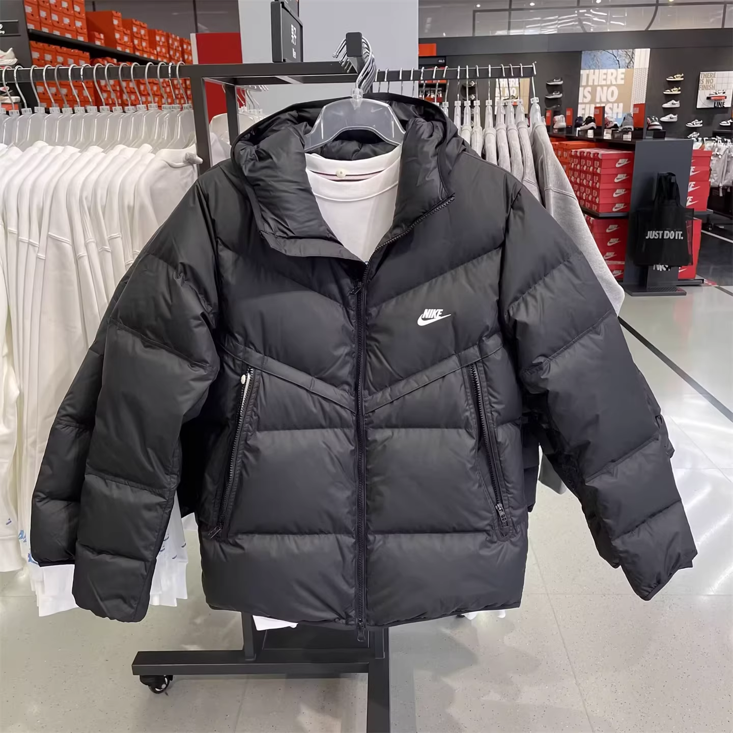 Nike耐克羽绒服男女冬季运动休闲保暖防风夹克连帽外套DV1132,运动服/休闲服装,运动羽绒服,淘宝优惠券,粉丝福利购,淘宝优惠卷