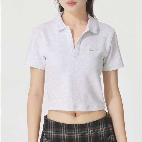 NIKE女ESSNTLSS百搭短袖POLO衫