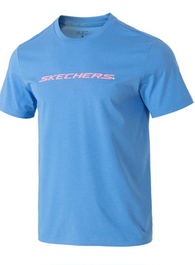 Skechers斯凯奇夏季针织短袖t恤男女款透气舒适柔软贴身P224U015
